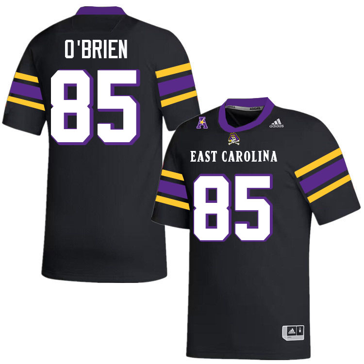 #85 Triston O'Brien East Carolina Pirates College Football Jersey Stitched-Black